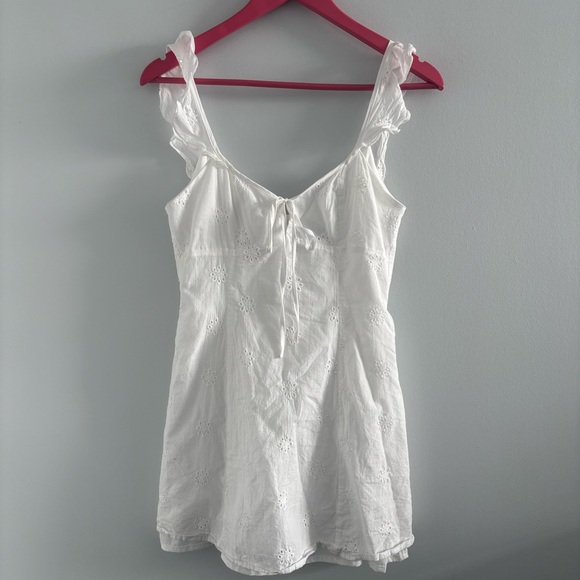 Princess Polly | White Eyelet Dress - Picture 2 of 4